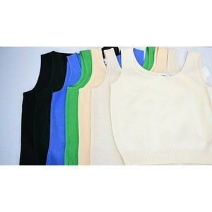 St. John Santana Knit Shell Tank 10 Medium Vintage Great Condition
